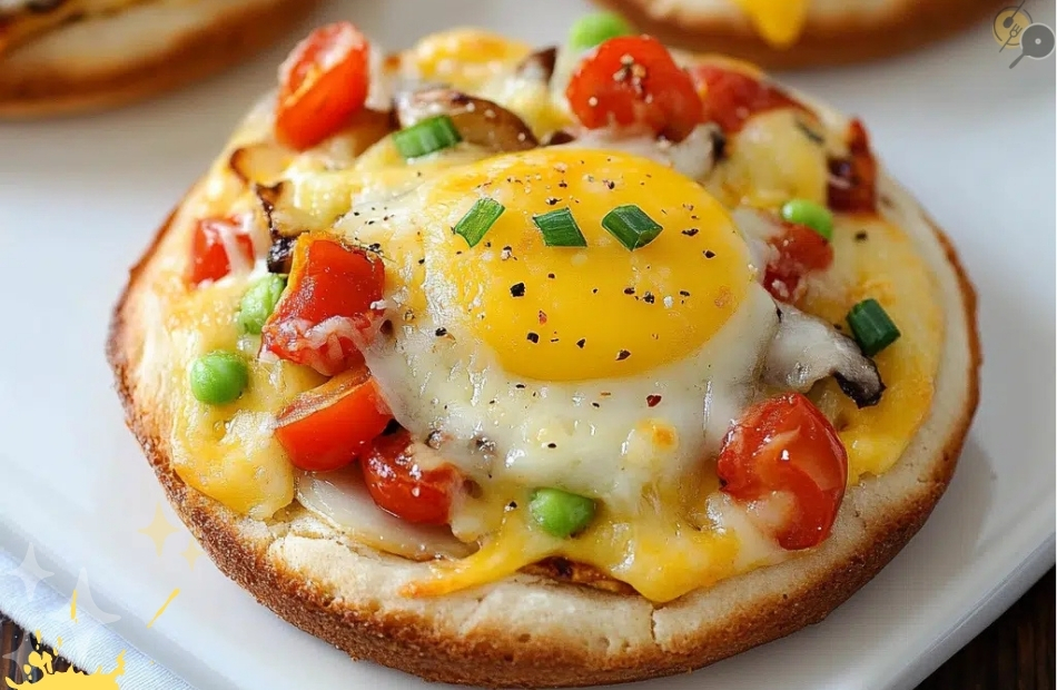English Muffin Breakfast Pizza